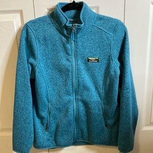 L.L. Bean Sweater Fleece Jacket Petite M